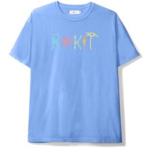 NEW ROKIT men's mixed tee in baby blue